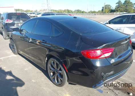 2015 Chrysler 200 S из США, поврежденный, VIN 1C3CCCBB7FN537727